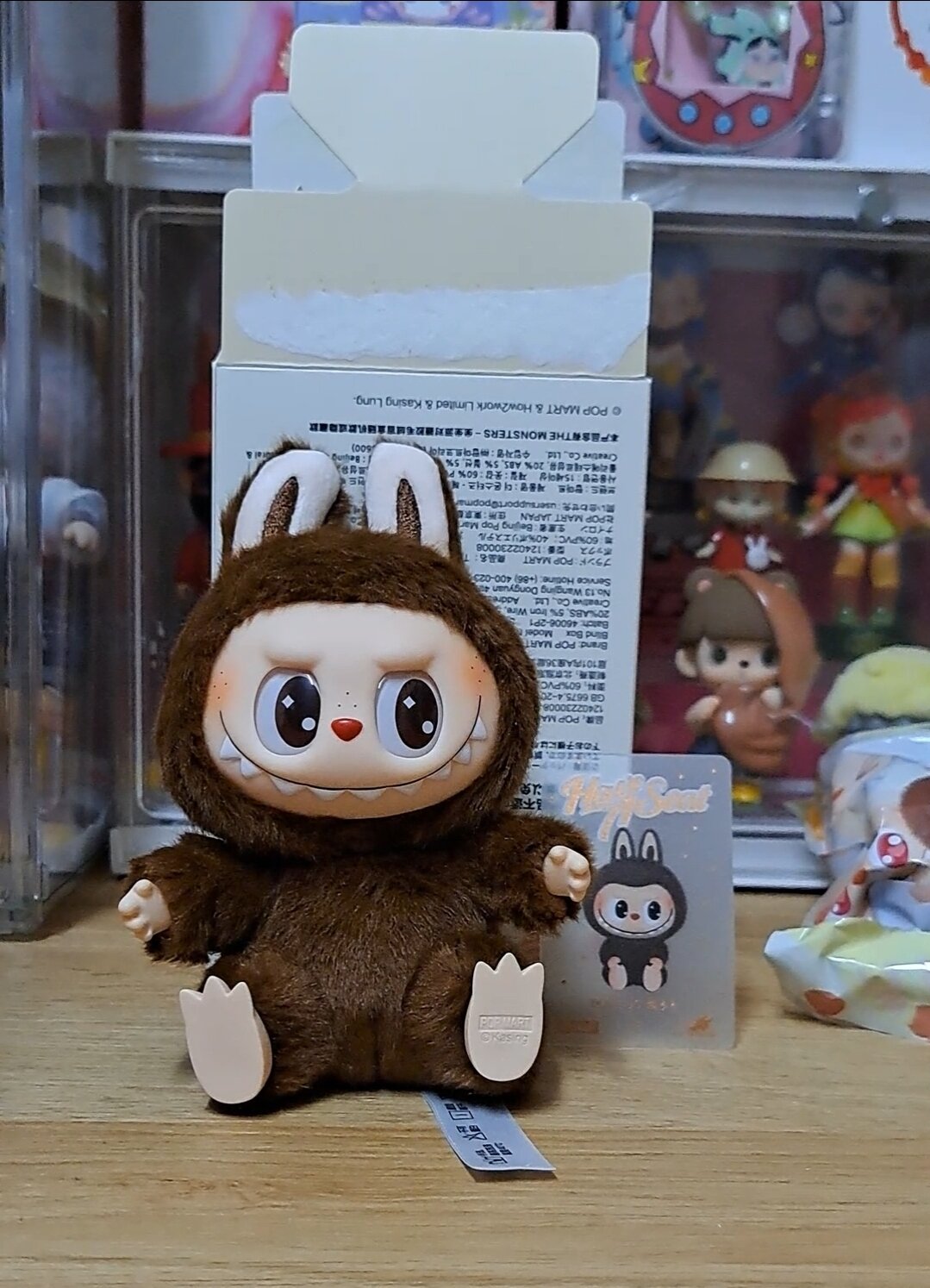 LABUBU ぬいぐるみストラップ ZIZI DUODUO 2個セット Pop Mart The Monsters Labubu Have a Seat Pendant 'DUODUO