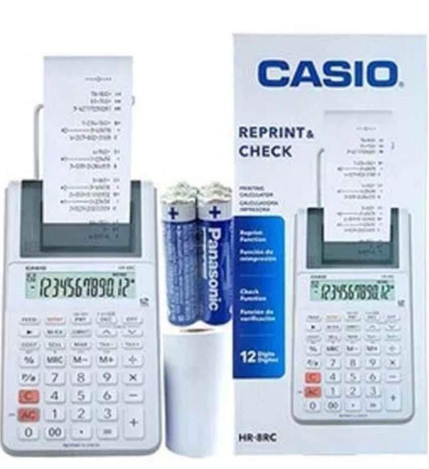 CASIO HR8RC HR8RC HR 8RC PRINTING CALCULATOR Lazada PH
