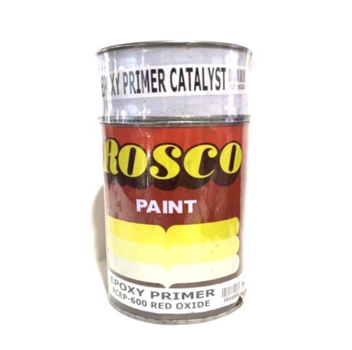 ROSCO EPOXY PRIMER 1 GALLON WITH 1 LITER EPOXY CATALYST PINTURANG PANG ...