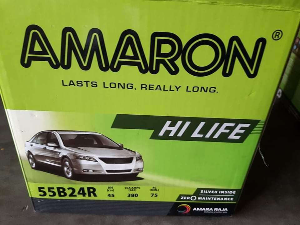 AMARON HI-LIFE CAR BATTERY 55B24R / NS60R | Lazada PH