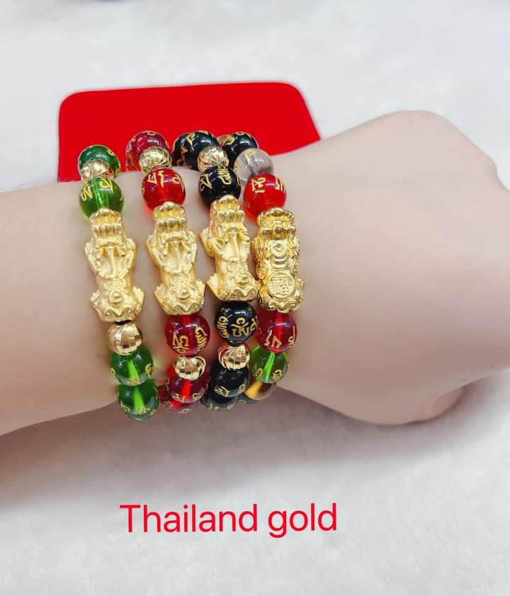 Authentic Blessed Thai Buddhist Wristband Handmade Karma Bracelet Lucky Red  Sai  eBay