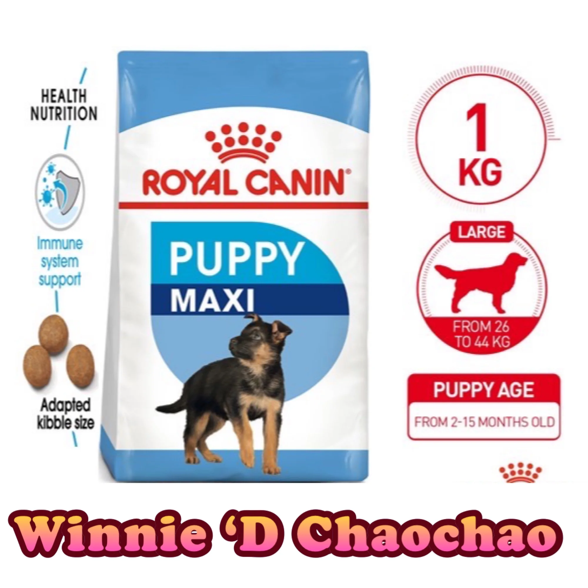 Royal canin Maxi Puppy 1kg Original Pack