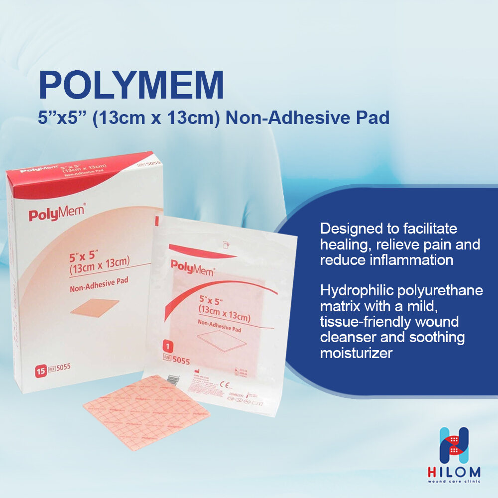 PolyMem 10x10 cm Foam Non Adhesive Pad Dressing Expiry 05/2028 | Lazada PH