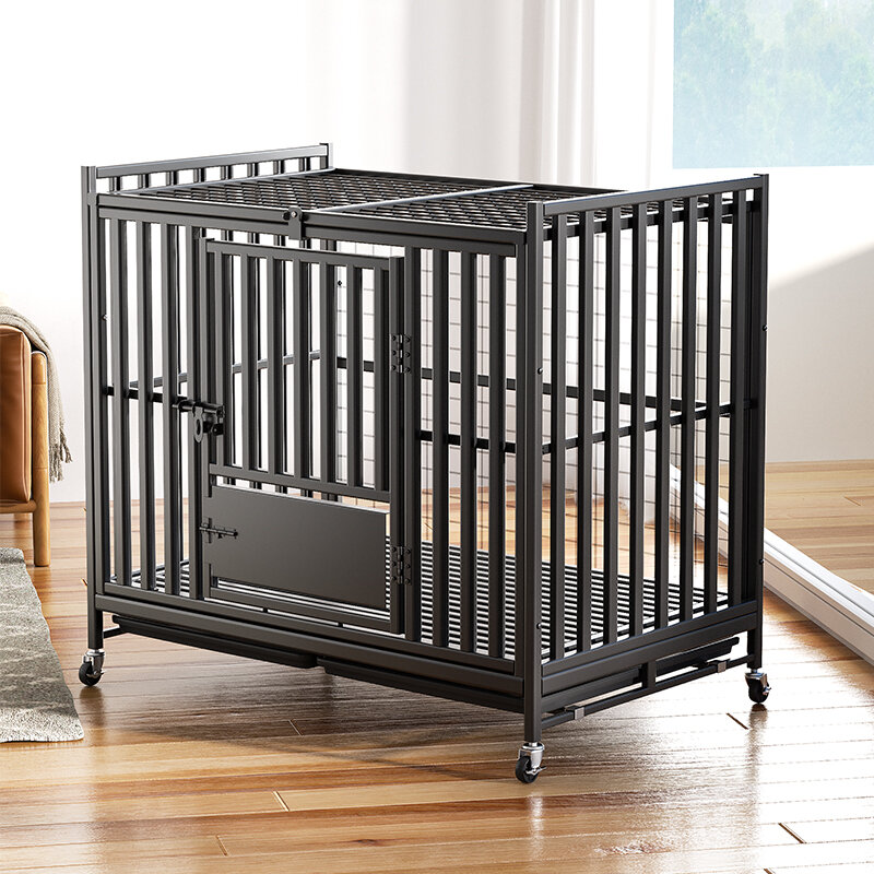 Dog Crate Large Dog Indoor with Toilet Border Collie Medium-Sized Dog ...