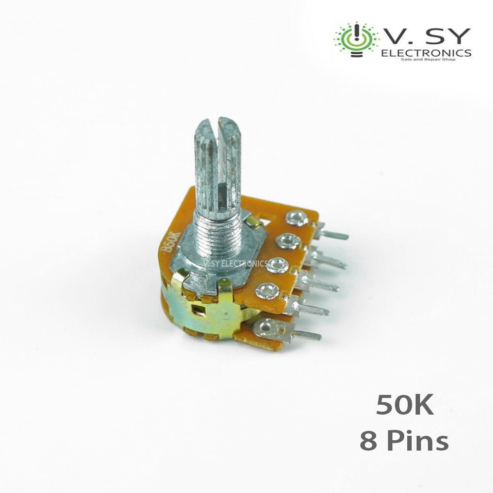 50K 8 Pins Potentiometer Volume Control Stereo B50K 50 K Lazada PH