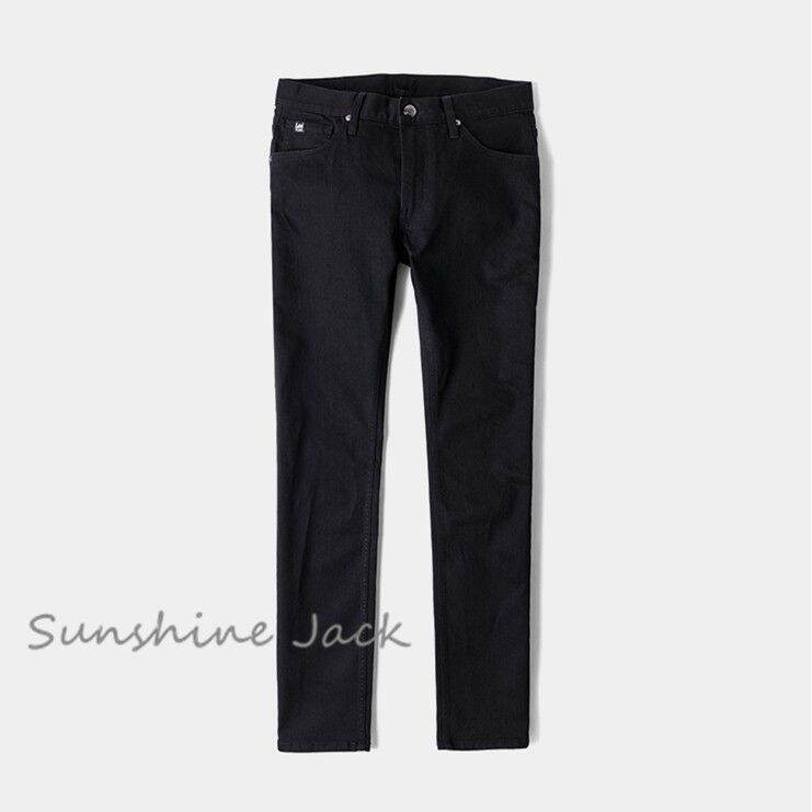 Jag 7702/Black basic pants for men jeans skinny stretchable Lazada PH