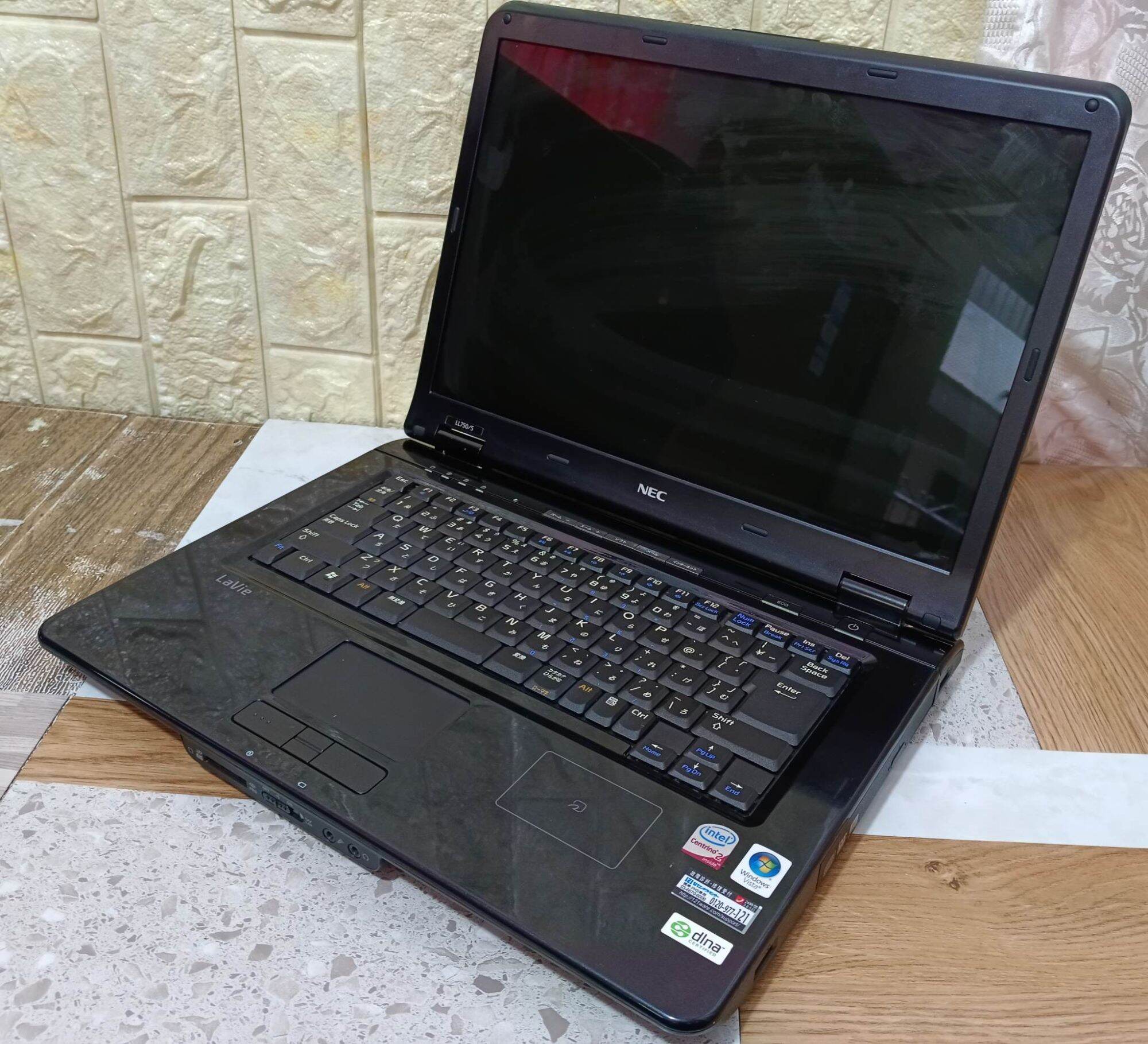 Original Quality Laptop NEC Model LL750/S Windows 7 Intel Core 2