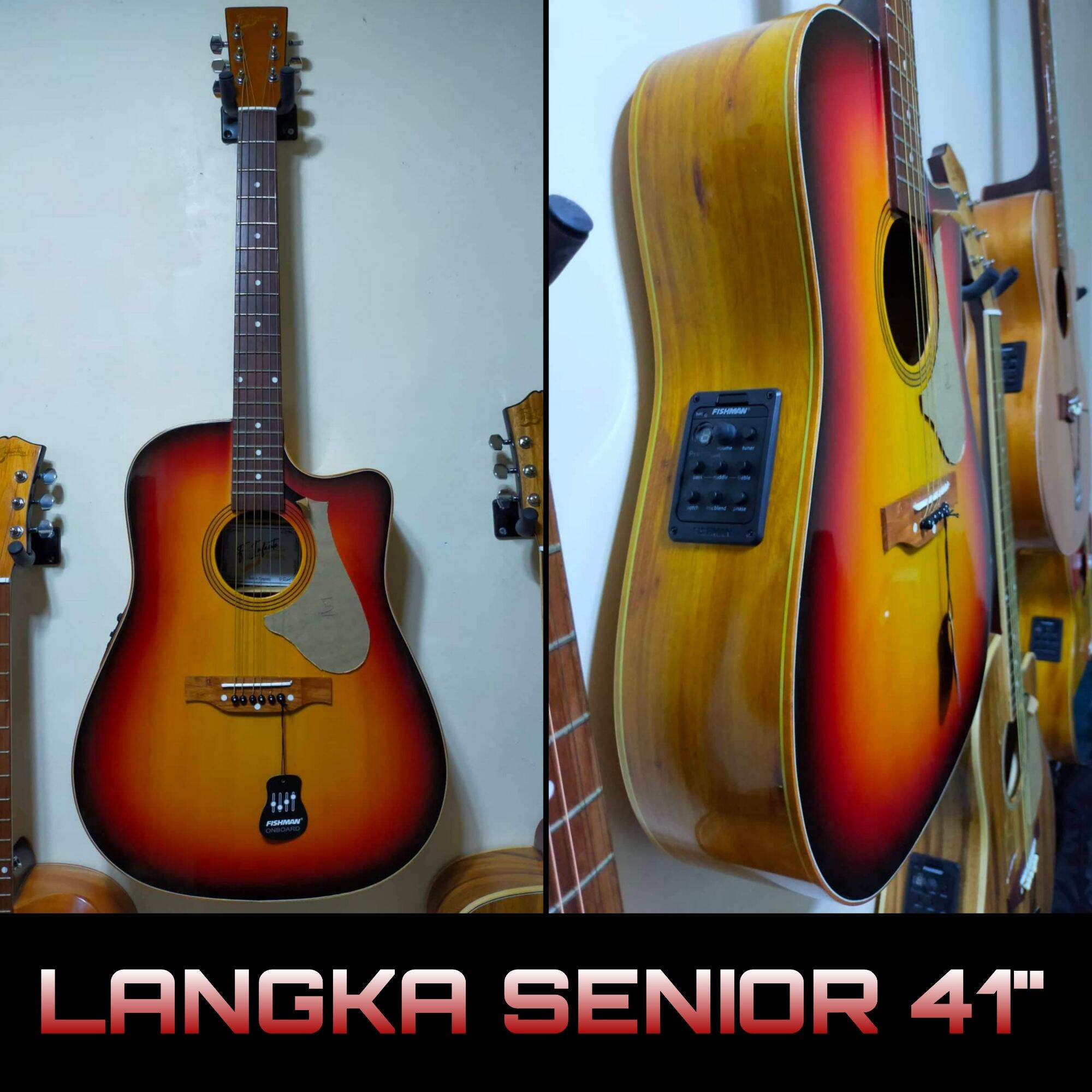 Benj's Qualities Senior Acoustic Guitar All Solid Langka 41 inches