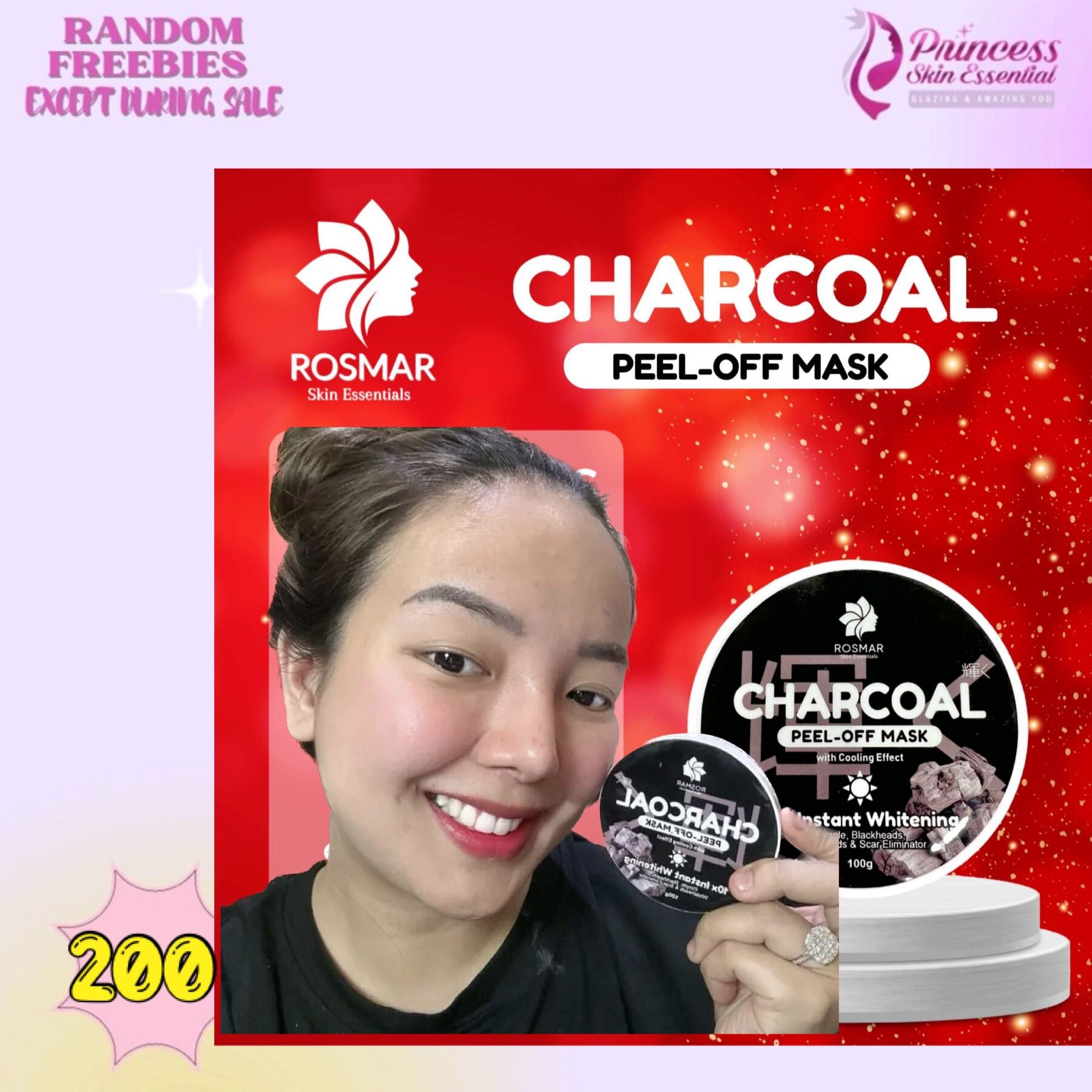 ROSMAR CHARCOAL PEELOFF MASK Lazada PH