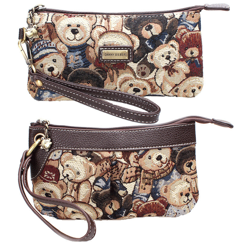 Winnie-the-Pooh Canvas Coin Purse for Fashionable Women