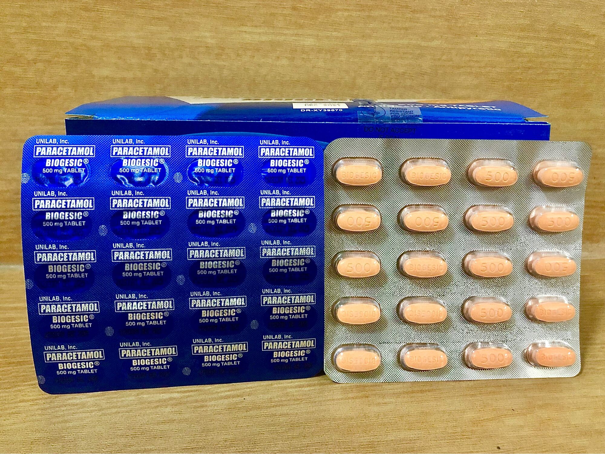 Biogesic 20's Tablet 500mg (For Pain Relief & Fever) Lazada PH