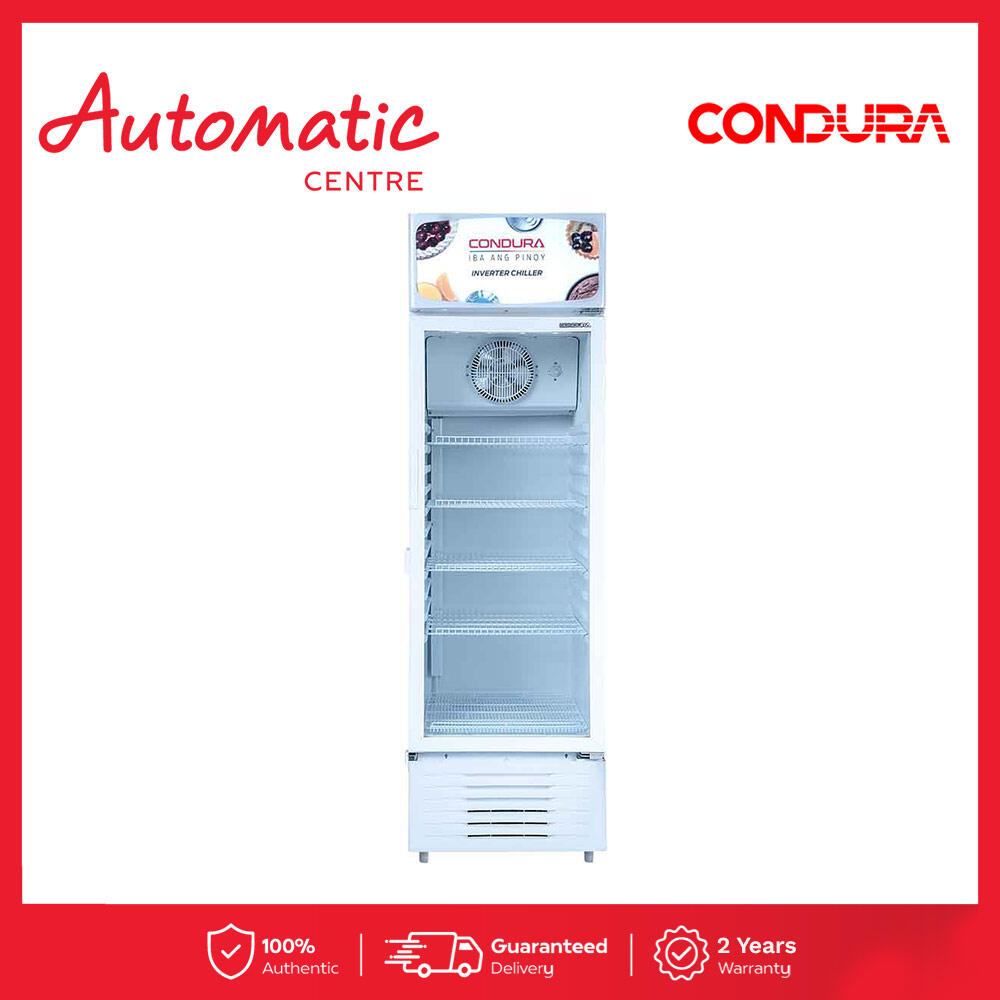 Condura 12 cu.ft Upright Chiller with Antimoist Glass Door