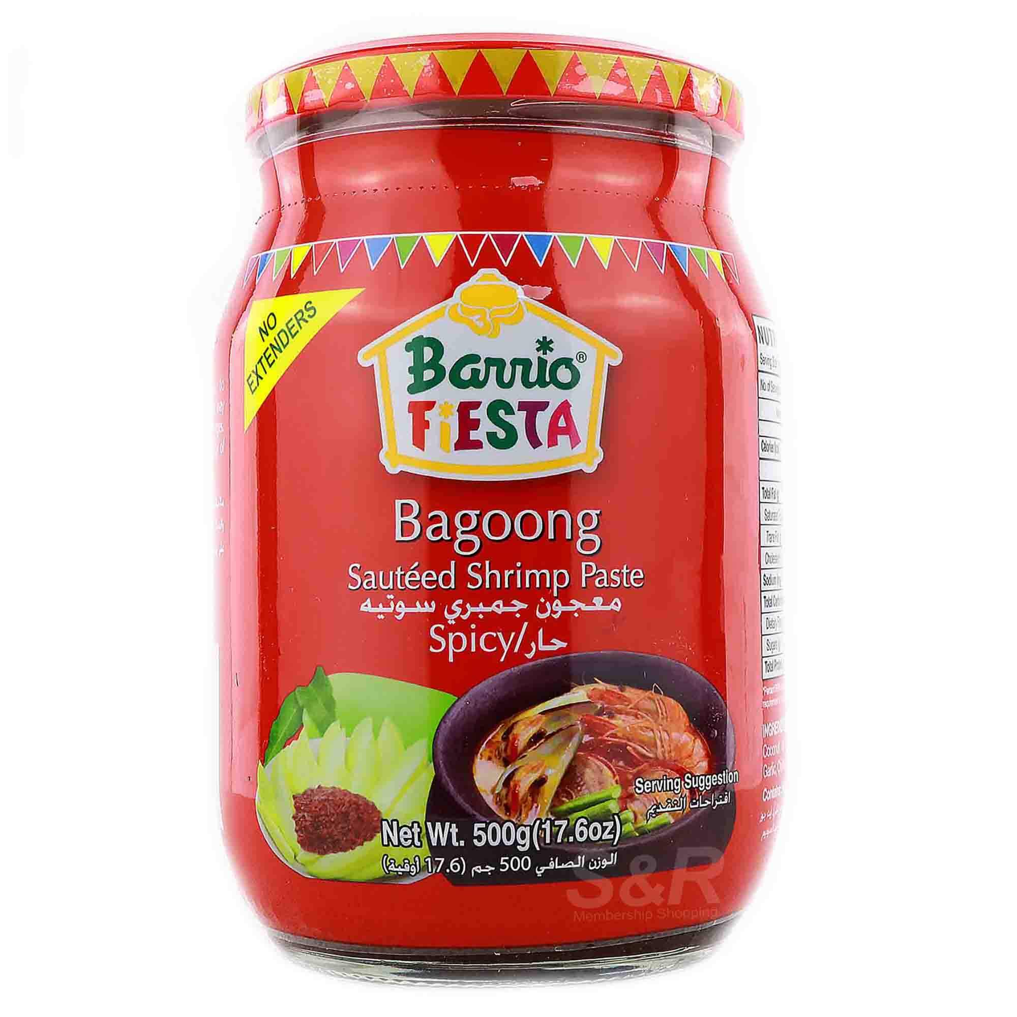 Barrio Fiesta Saut ed Shrimp Paste Bagoong Spicy 500g Lazada PH