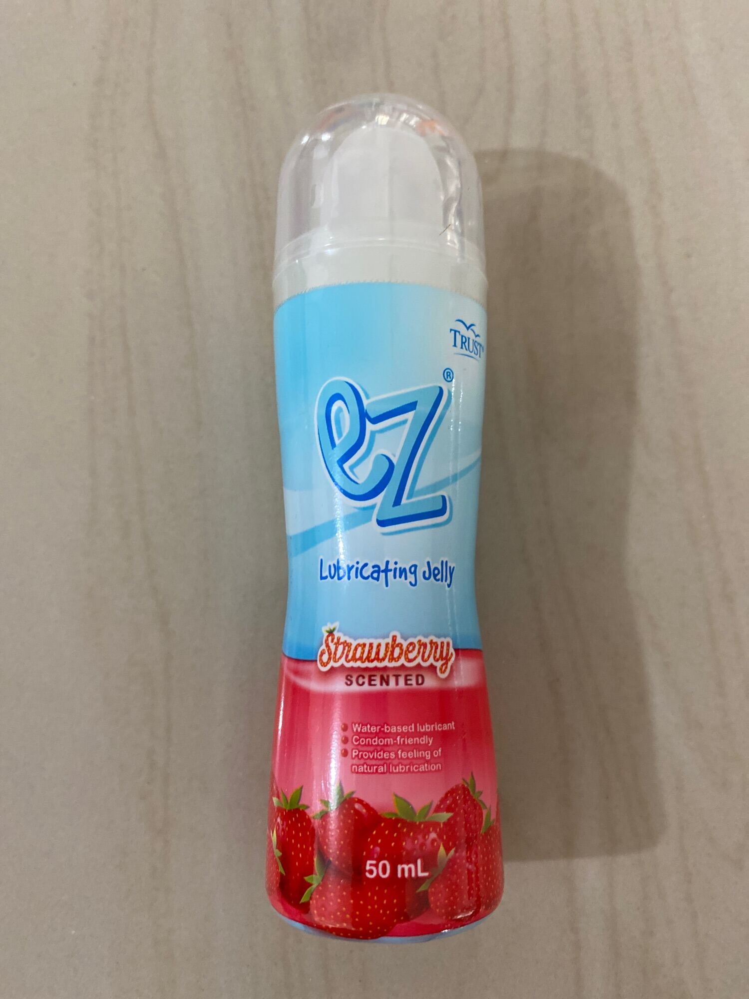 Ez Lubricating Jelly Strawberry BubbleGum Scented 50ml Lubricant ...