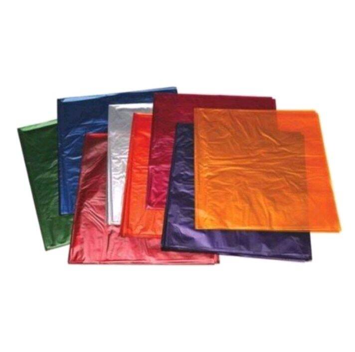 Cellophane Plastic wrapper (Sold per fold of 10pcs) size: 36