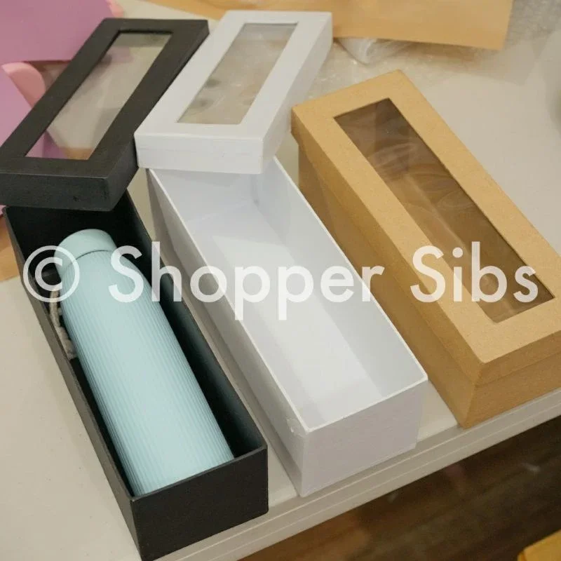 1pc Tumbler Box for Gifts and Giveaways 9x3x3 inches tumblr box hardbox for doll towel etc hard box