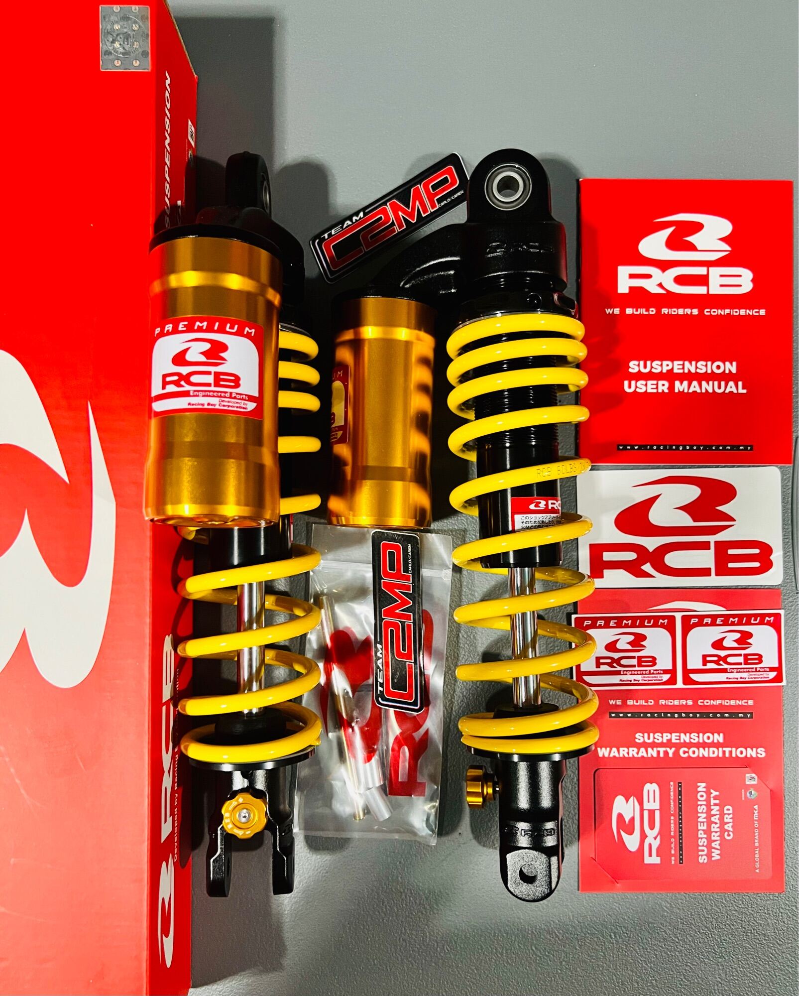 RCB Dual Shock MB2 + Series 305mm Aerox V1 and V2 NMAX V1 V2 and V2.1 ...