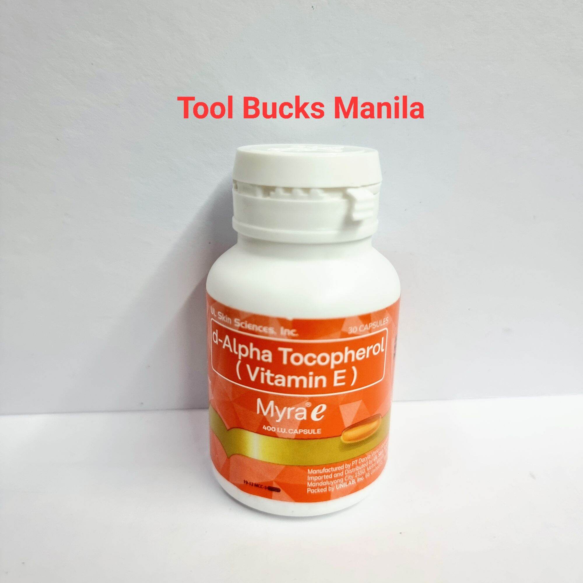 MYRA E Myra E Vitamin E 400 IU X 30 Capsule Lazada PH