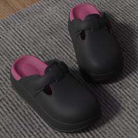 XMAW | Womens Summer Indoor Outdoor Thick Sole Height Increasing Soft Sole EVA Slippers
