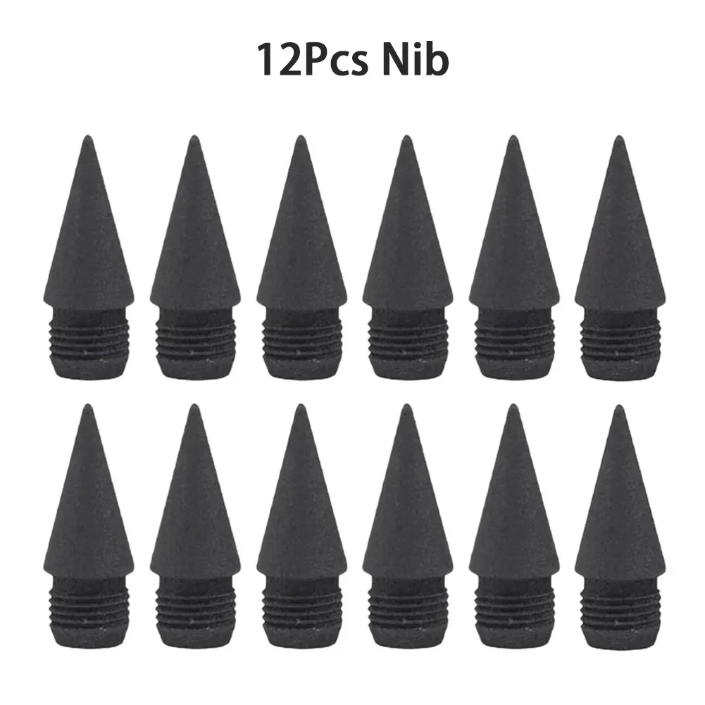 6/12/18pcs Inkless PencilForever Pencil Reusable Everlasting Unlimited Pencil Writing Drawing Students Office School Supplies