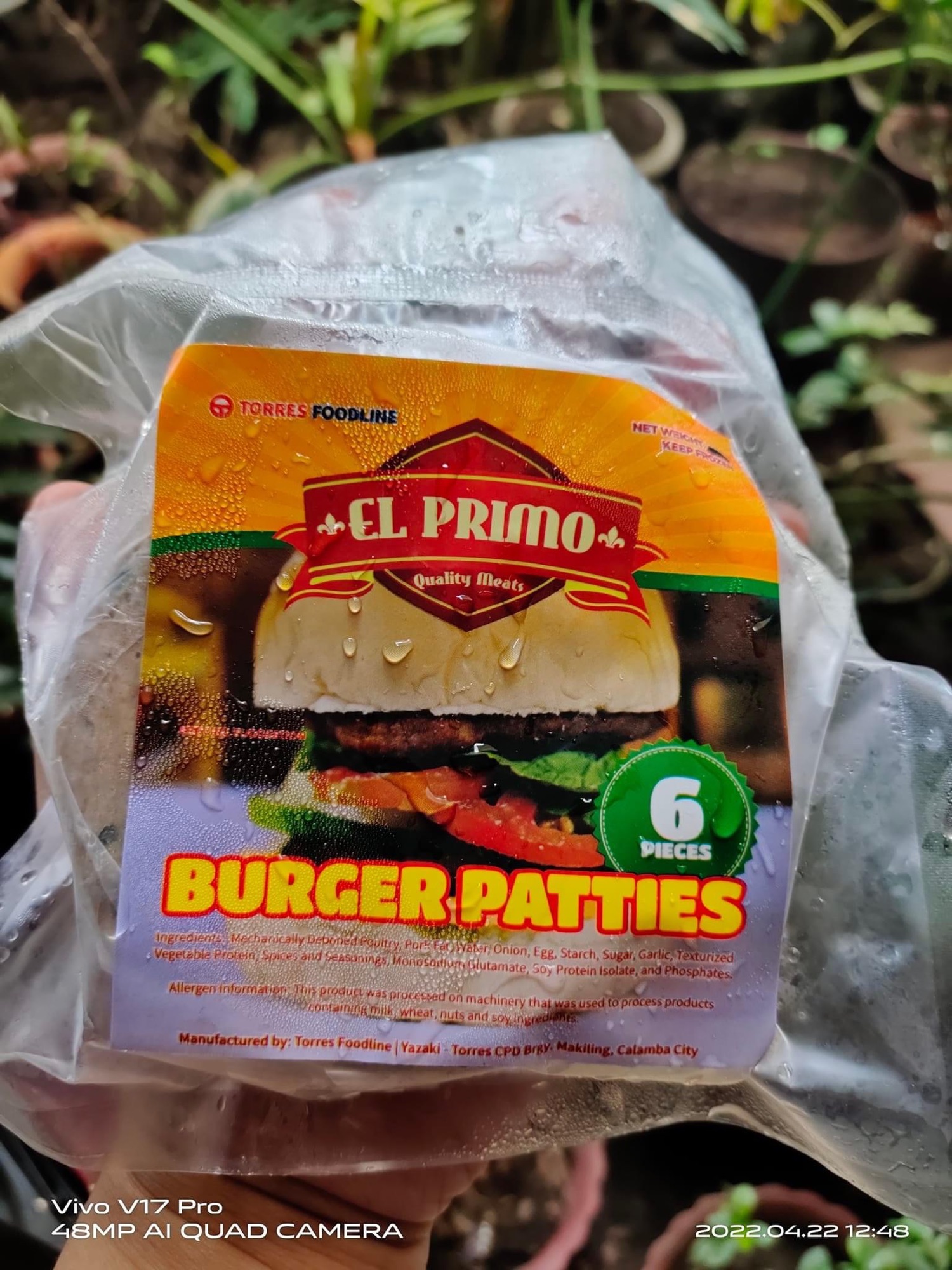 El Primo Burger Patties 6 pcs