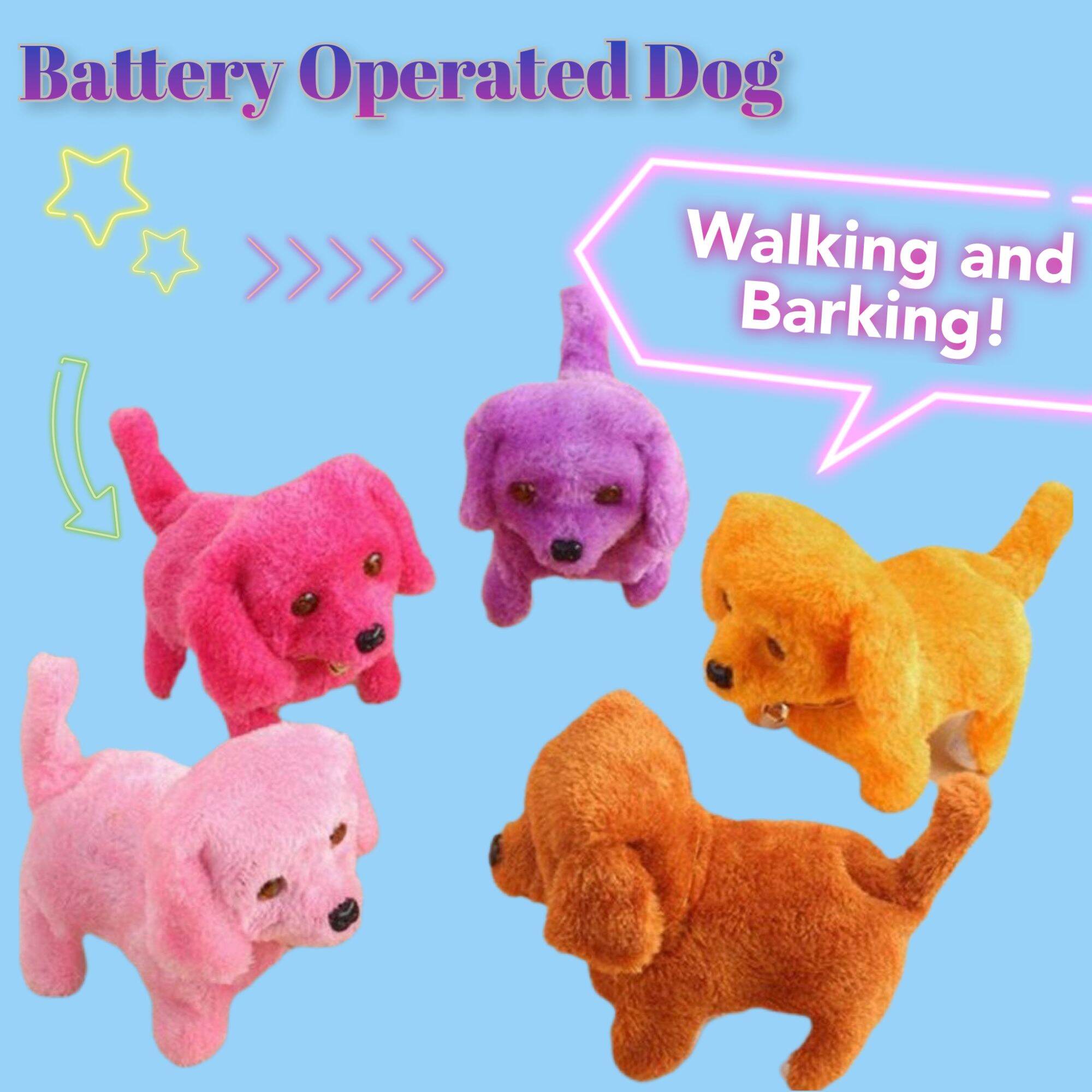 Battery operated best sale walking dog