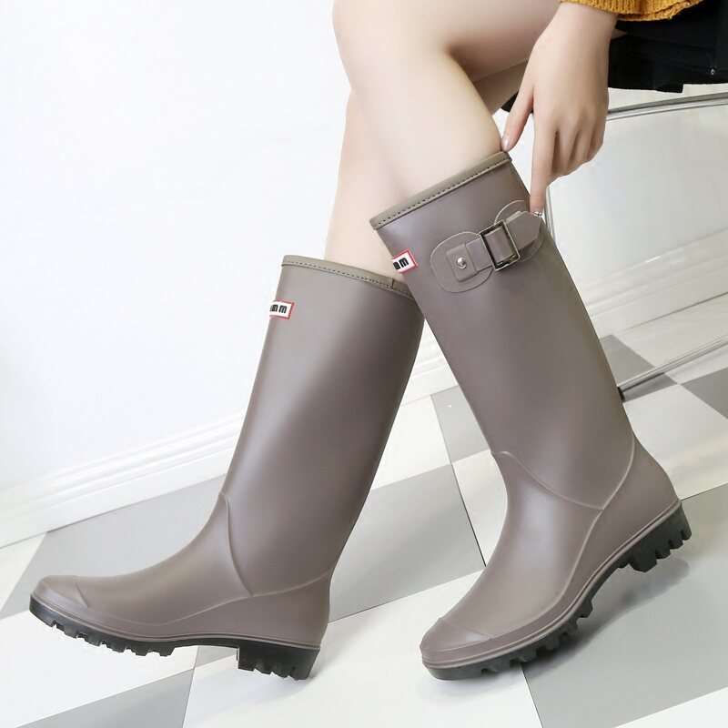 Korean Style Rubber Rain Boots for Women by 