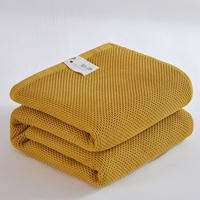 Meiji | Pure Cotton Classic Summer Towel Blanket Single Person Air Conditioning Cool Soft Blanket for Office Nap Sofa Cover