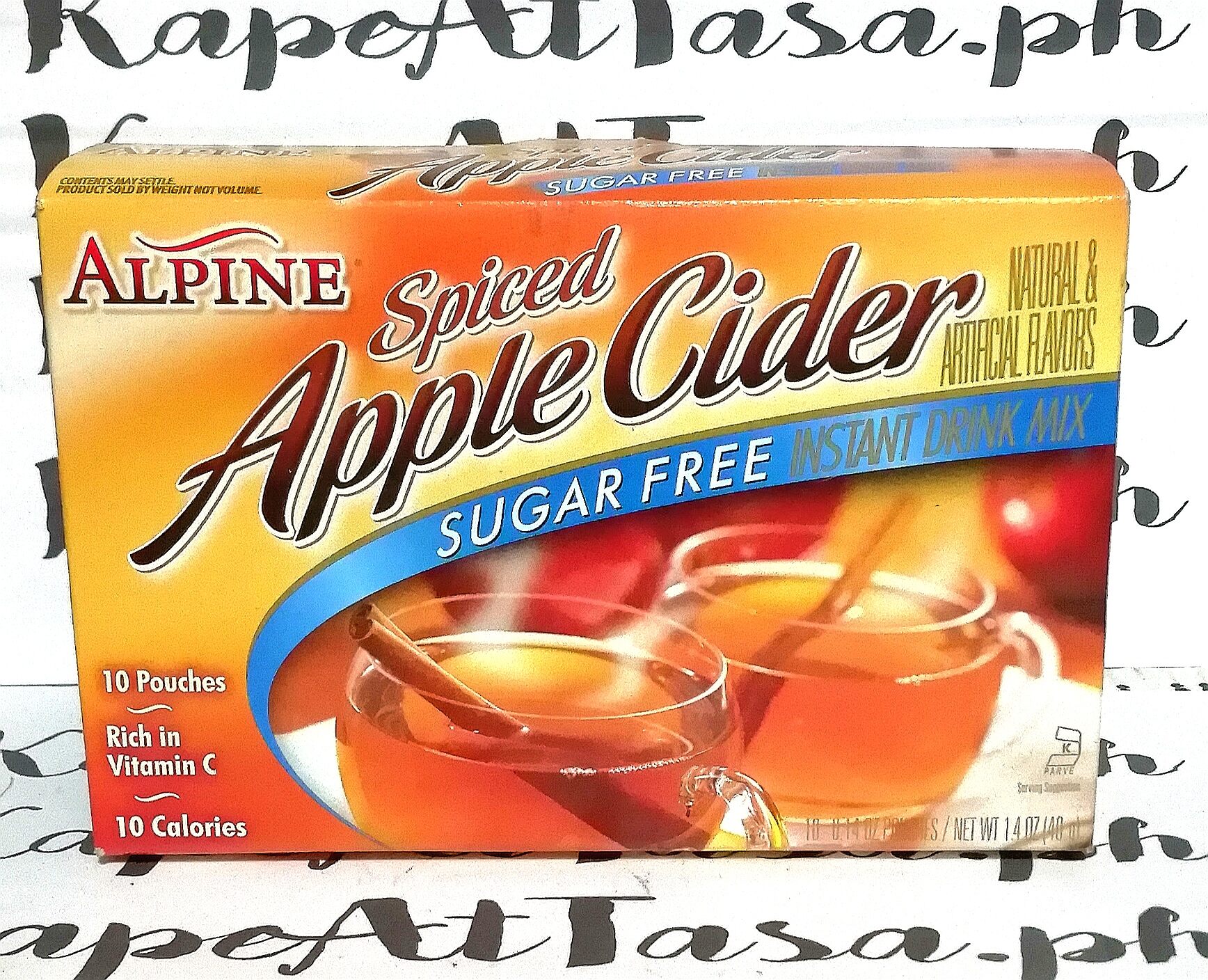 Alpine Spiced Apple Cider Sugar Free Instant Drink Mix 40g 10