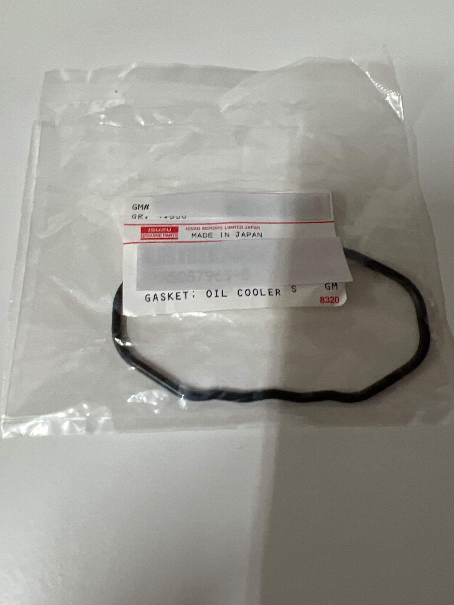 Oil Cooler Gasket/ ORing for Isuzu Crosswind, TFR, Fuego, Hilander