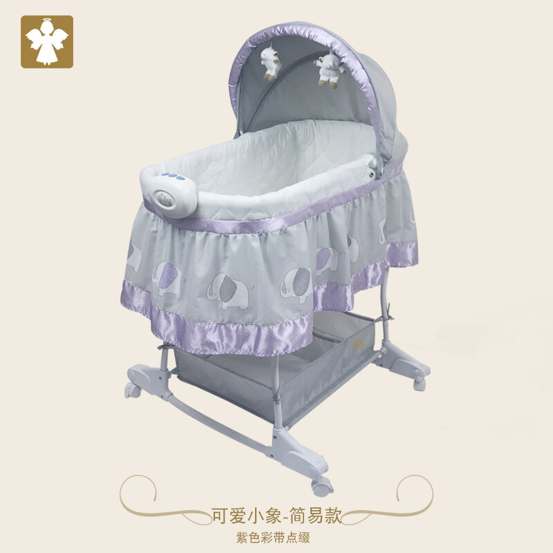 Holy Angel Baby Swing Cradle Multifunctional Cradle Adjustable Crib Baby Cradle Movable Baby
