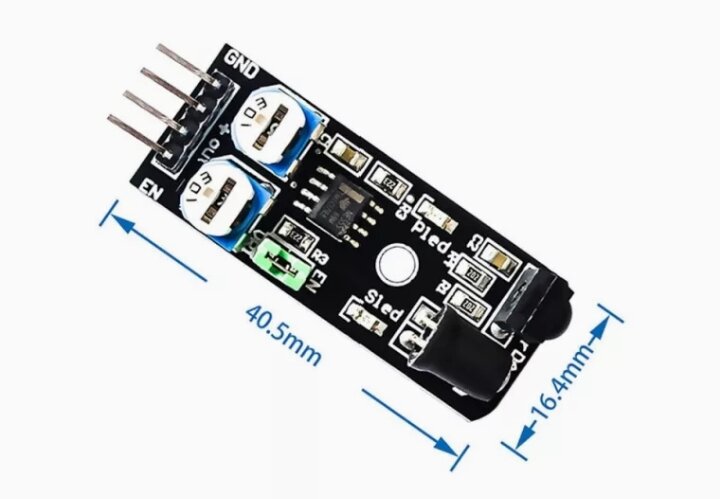 4PIN IR INFRARED OBSTACLE AVOIDANCE SENSOR MODULE 3.3V-5VDC FOR ARDUINO ...