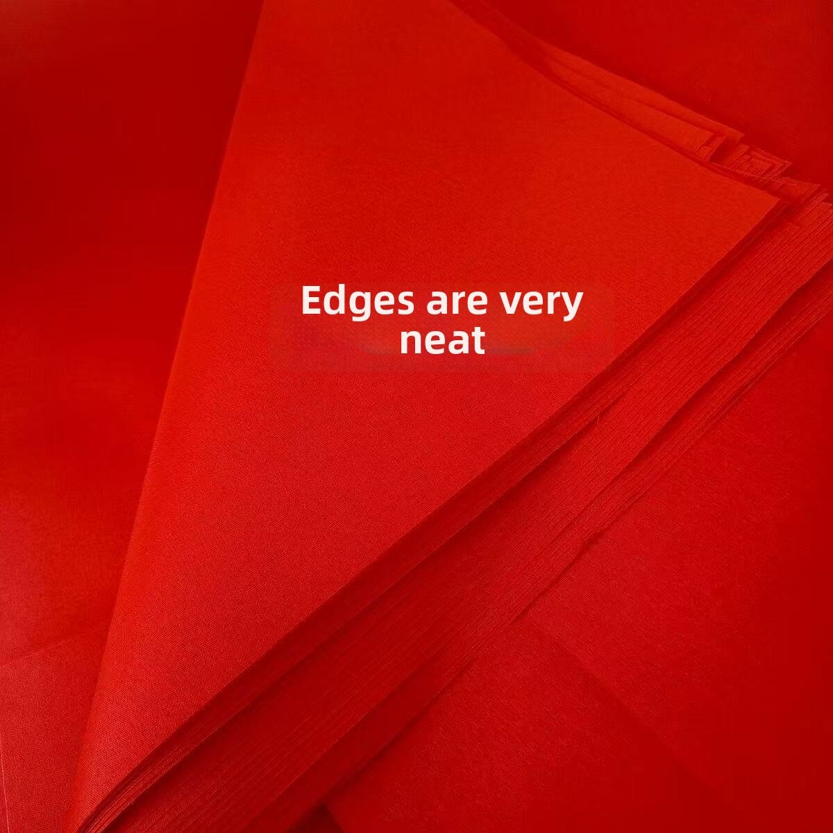 Red Cotton Fabric 2.6 Yards Pure Cotton Buddha Ceremony Large Red Cloth Bag for Joyous Occasions And Ribbon Cutting