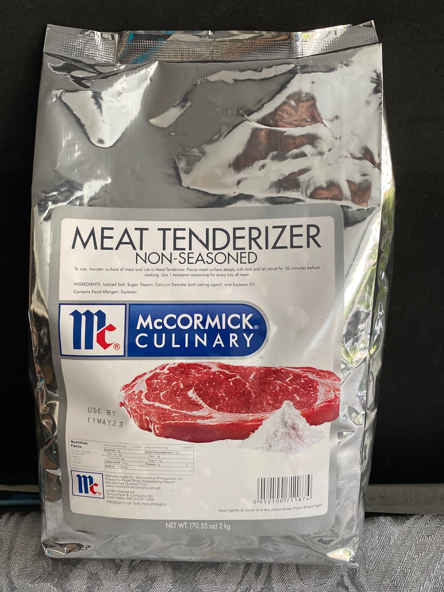 McCormick Meat Tenderizer NONSEASONED 2kgs Lazada PH