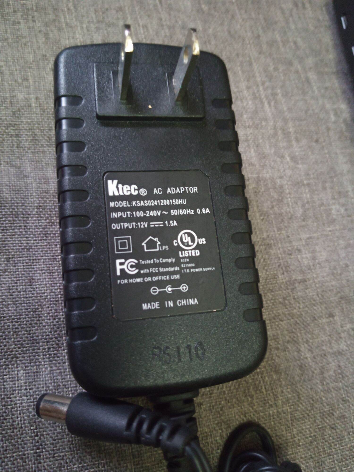 Original Ktec power adaptor for Cignal big box Lazada PH