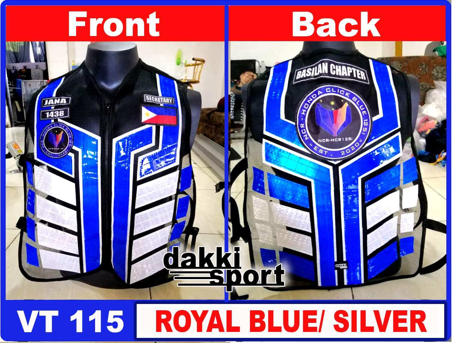 vt 115 riders vest we customize | Lazada PH