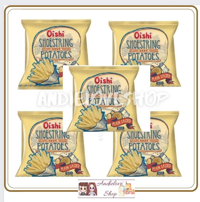Oishi Shoe String Potatoes Plain Salted ( 5pcs) | Lazada PH