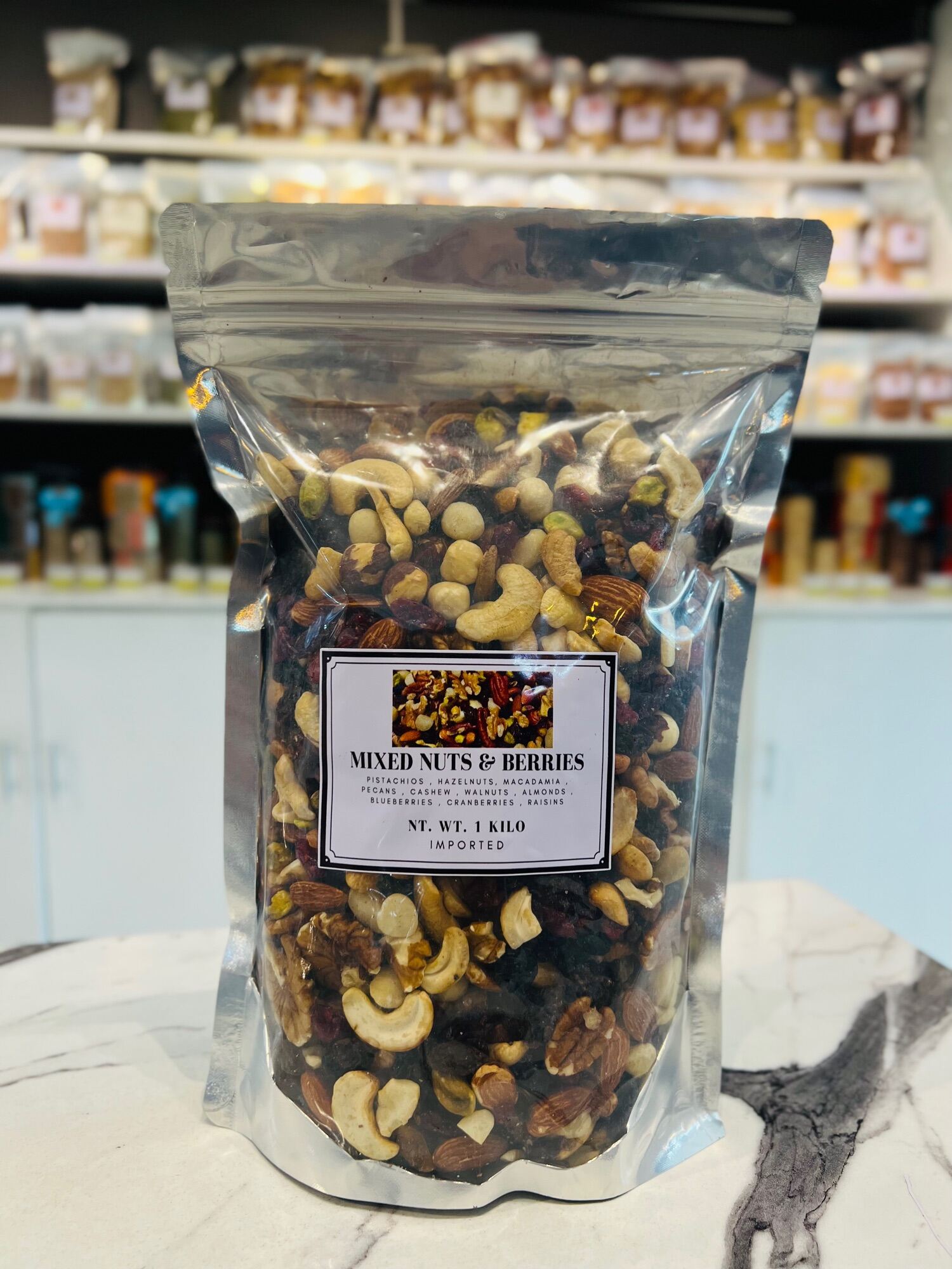 Mixed Nuts and Berries 1 kilo Imported Lazada PH