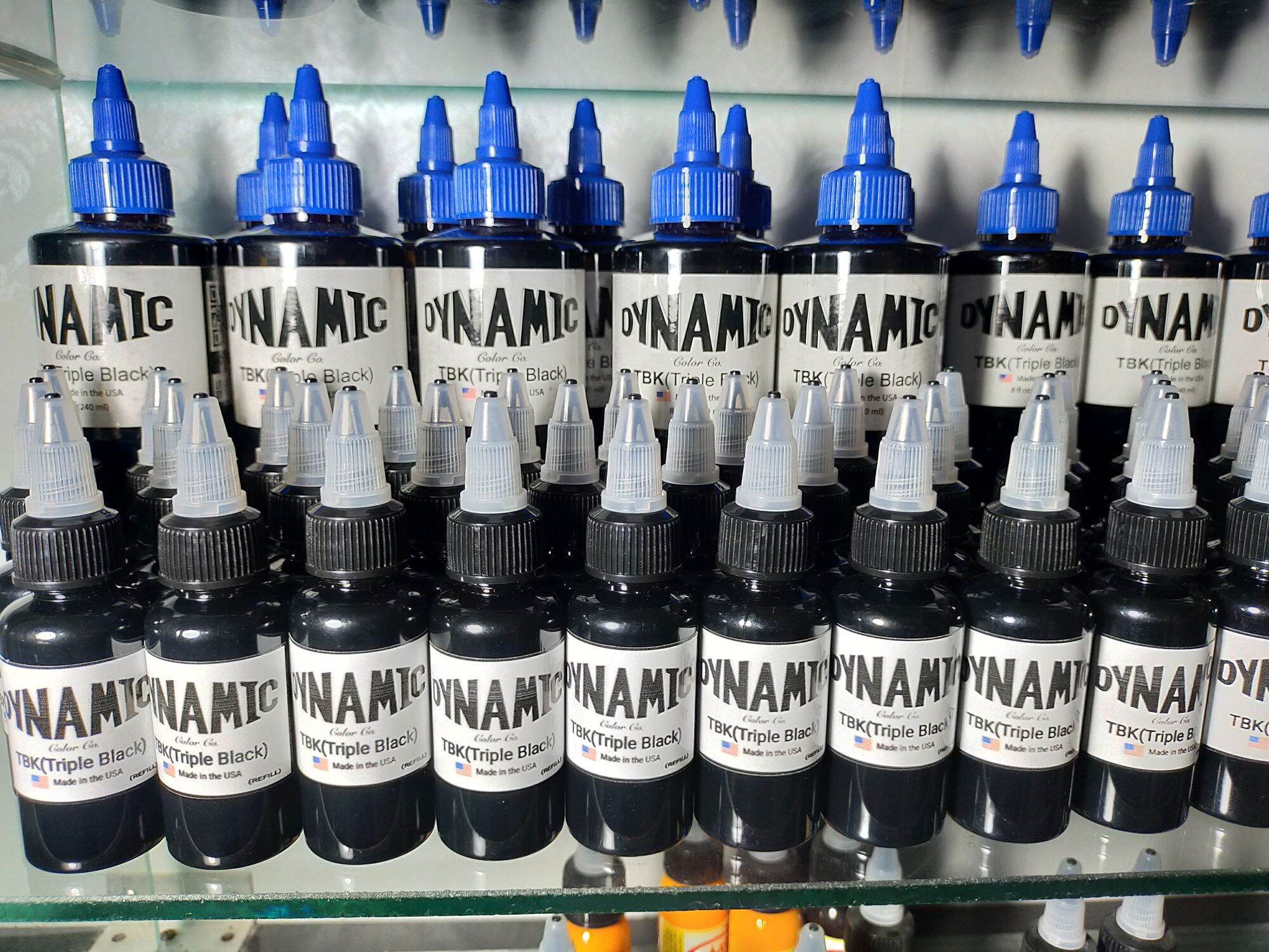 Dynamic Triple black or Dynamic Triple white tattoo ink LEGIT Made in the USA (refill)