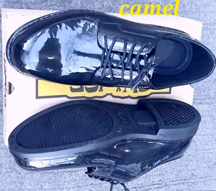Camel black rubber security shoes Lazada PH
