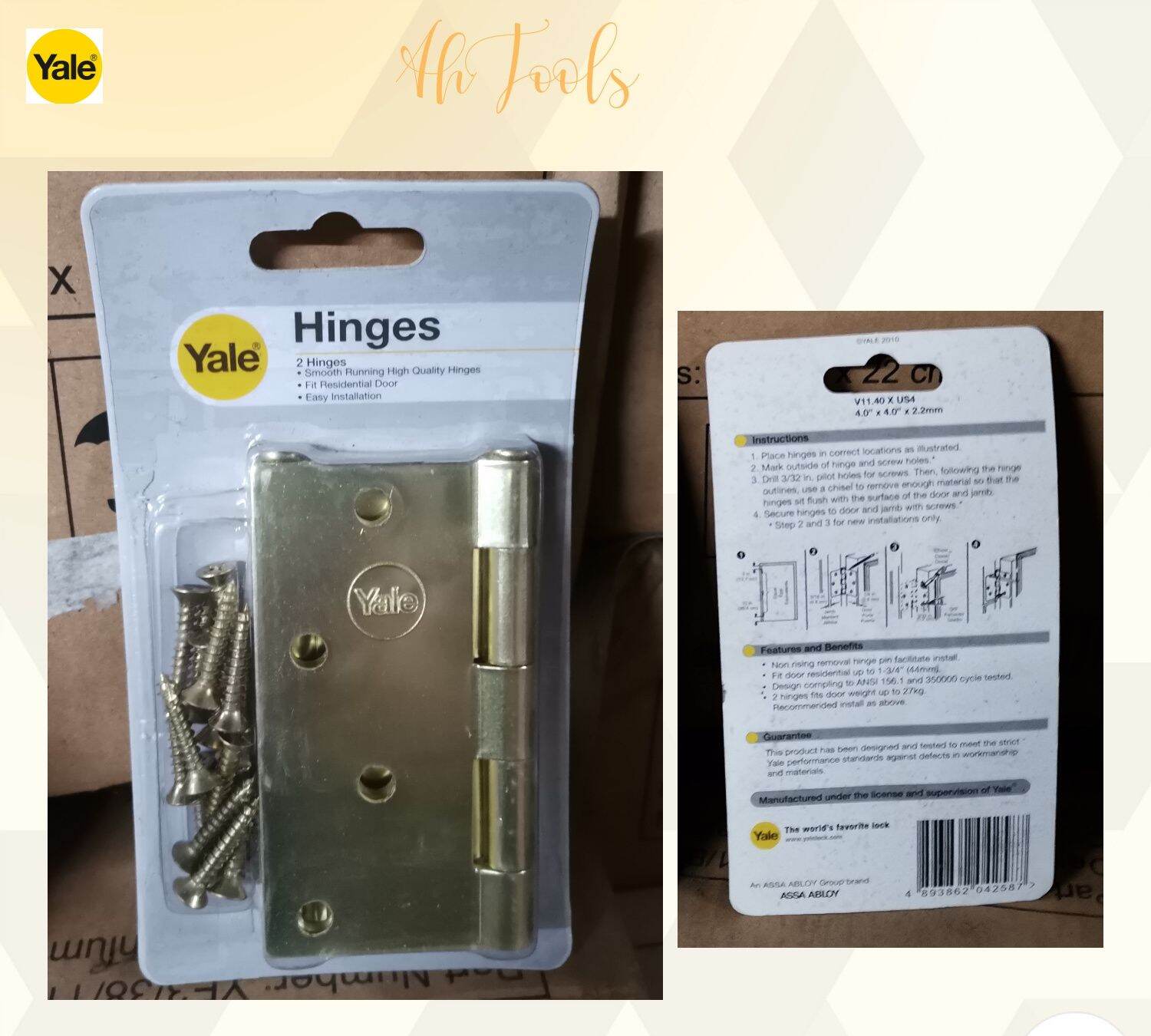 Yale Heavy Duty Loose Pin Hinges V11. 40 4x4 Us4 Brass, V11. 40 4x4 Us5 Antique Lazada