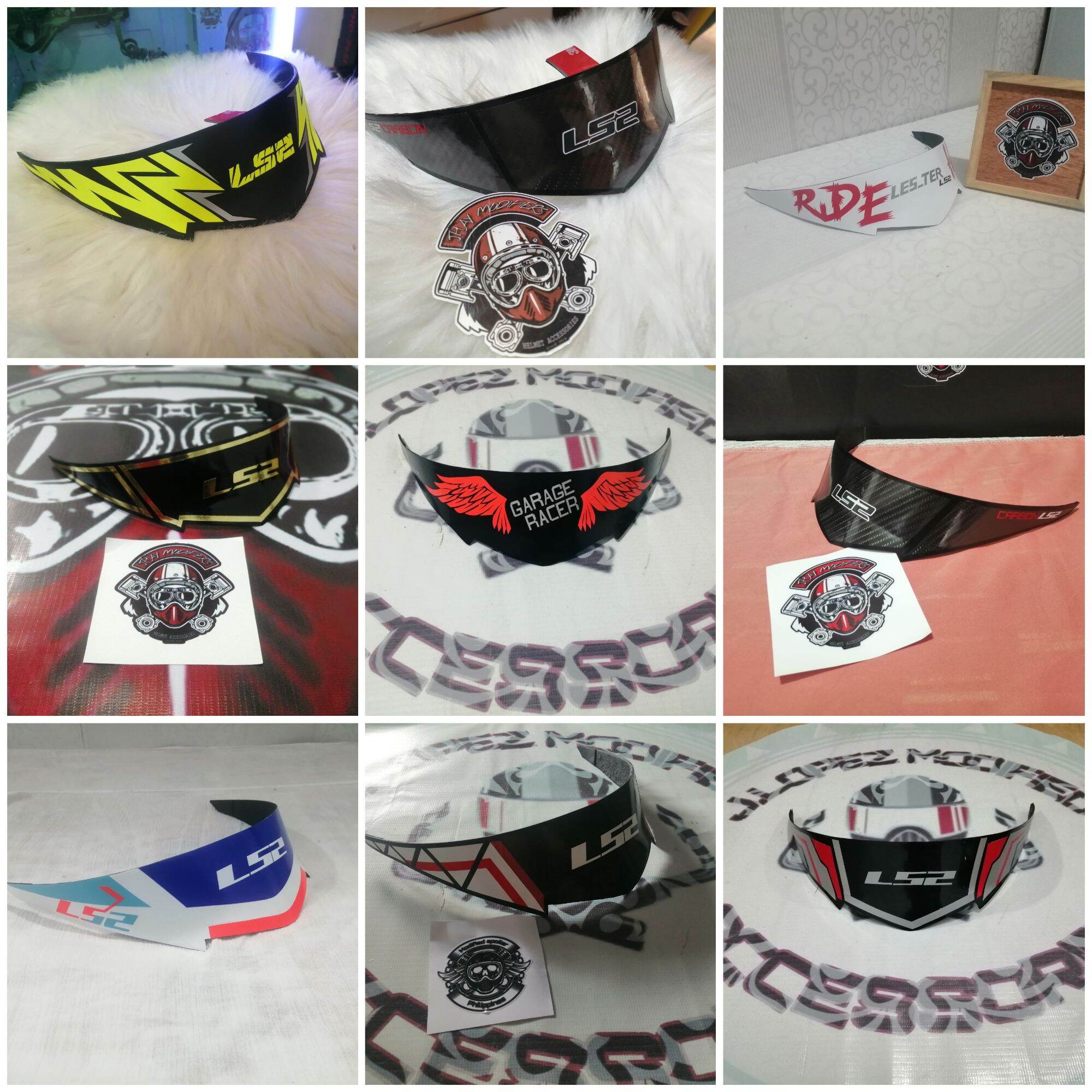 SPOILER FOR HELMET (MADE TO ORDER DESIGN). 