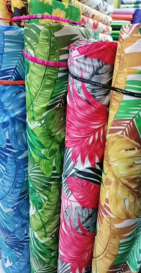 GEENA PRINTED • LV DESIGN • 60 WIDTH • SILK • PONGEE • SOLD PER YARD • TELA  NA PANG KURTINA