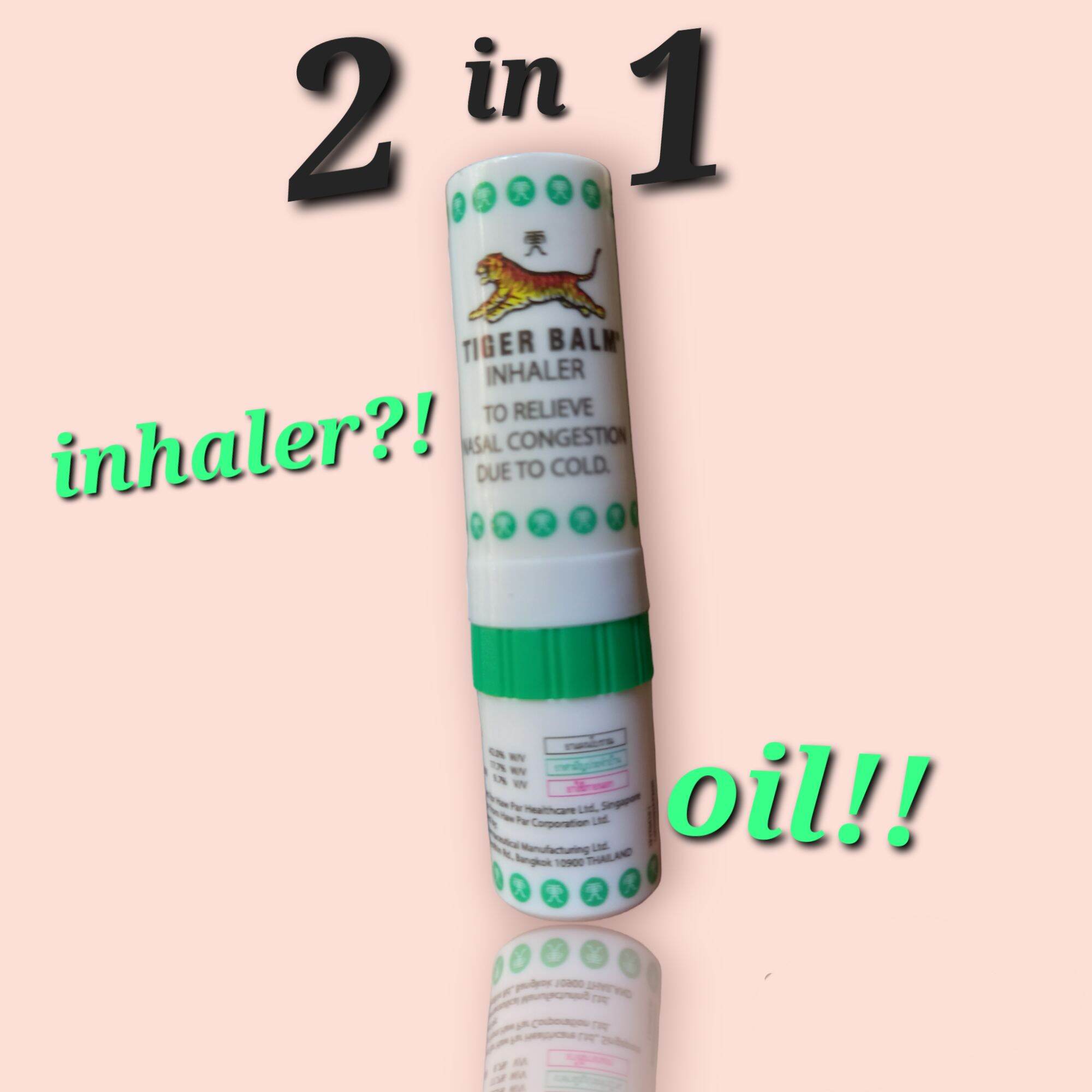 Tiger Balm Inhaler 2in1 !! | Lazada PH