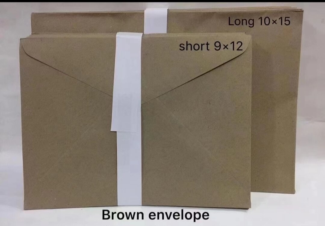 12 pcs brown envelope long and shorts envelope