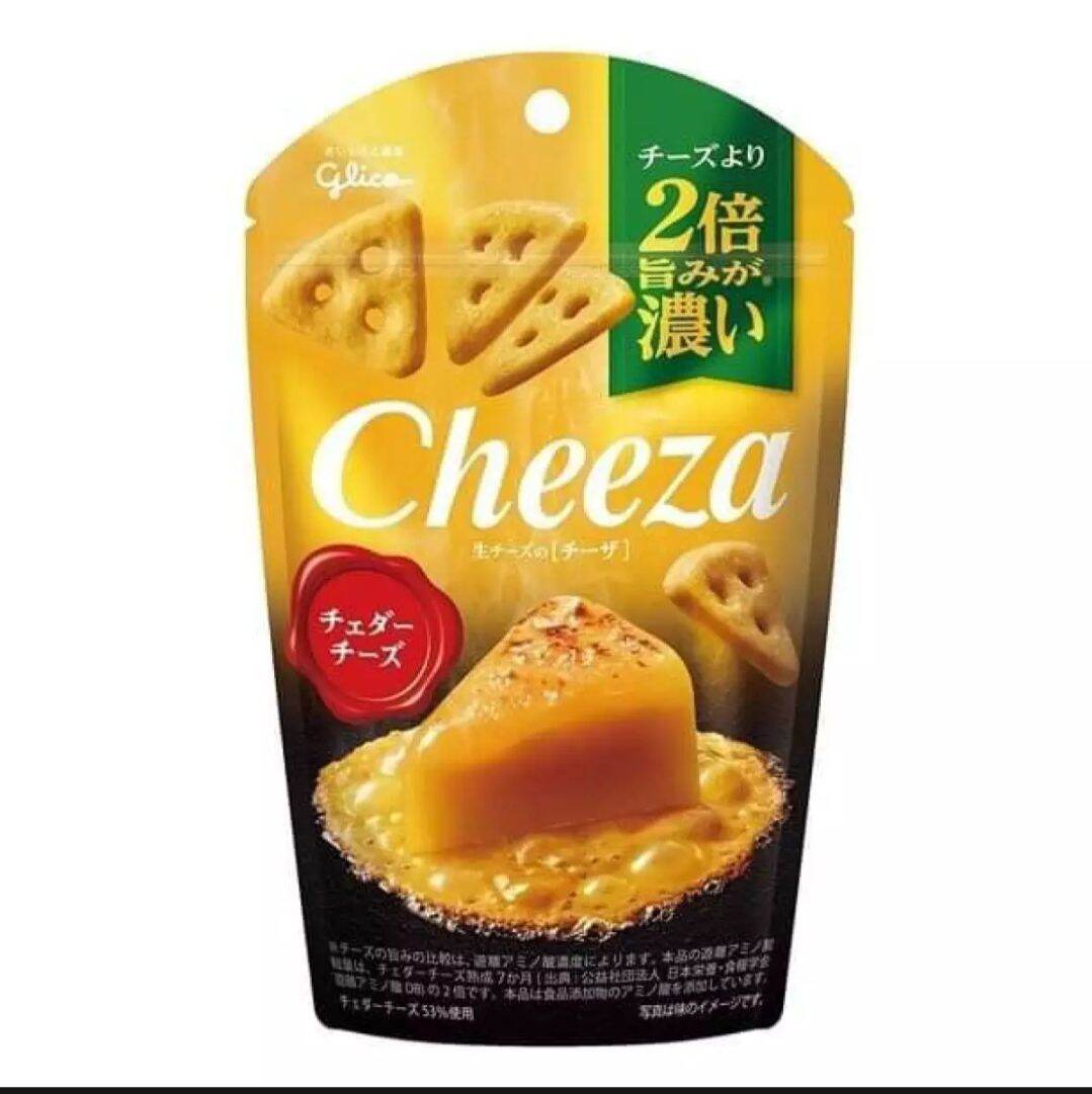 Glico Cheeza Black Pepper Crackers 42g