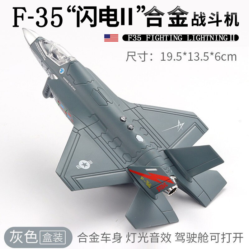 F35 Stealth Fighter Alloy Plane Toy Warrior Heavy Fighter Us Animals ...