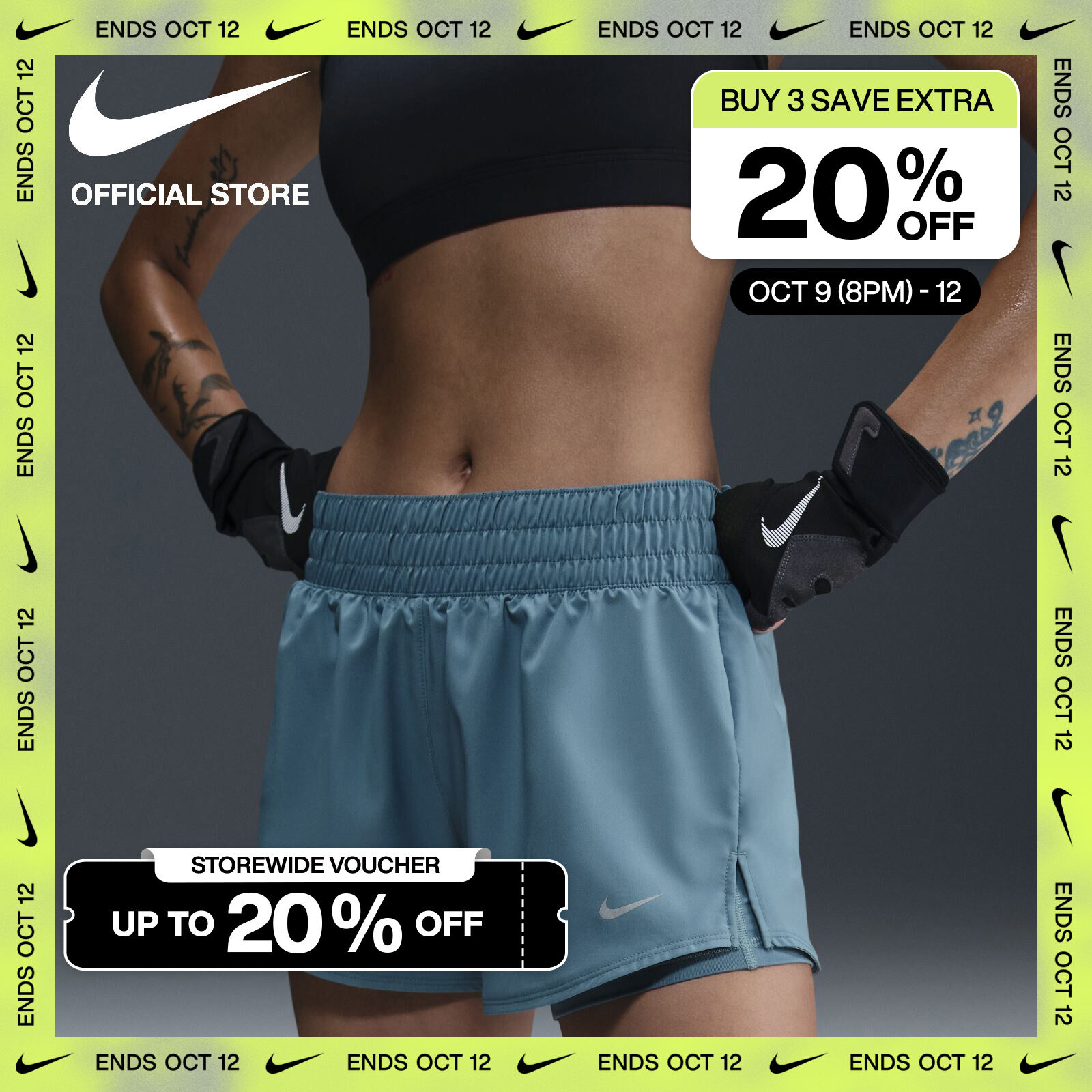 lazada dri fit shorts