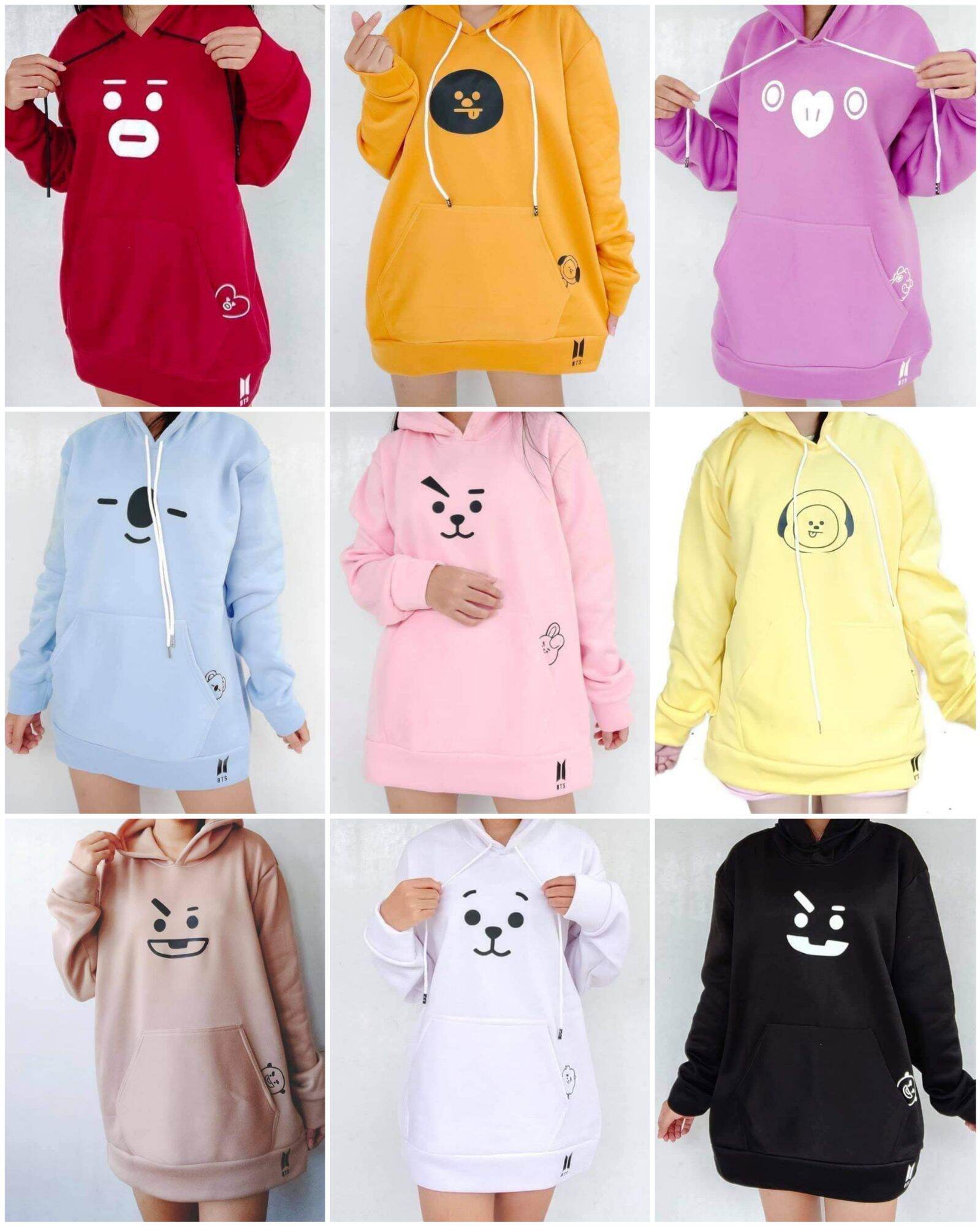 bt21 hoodie jacket