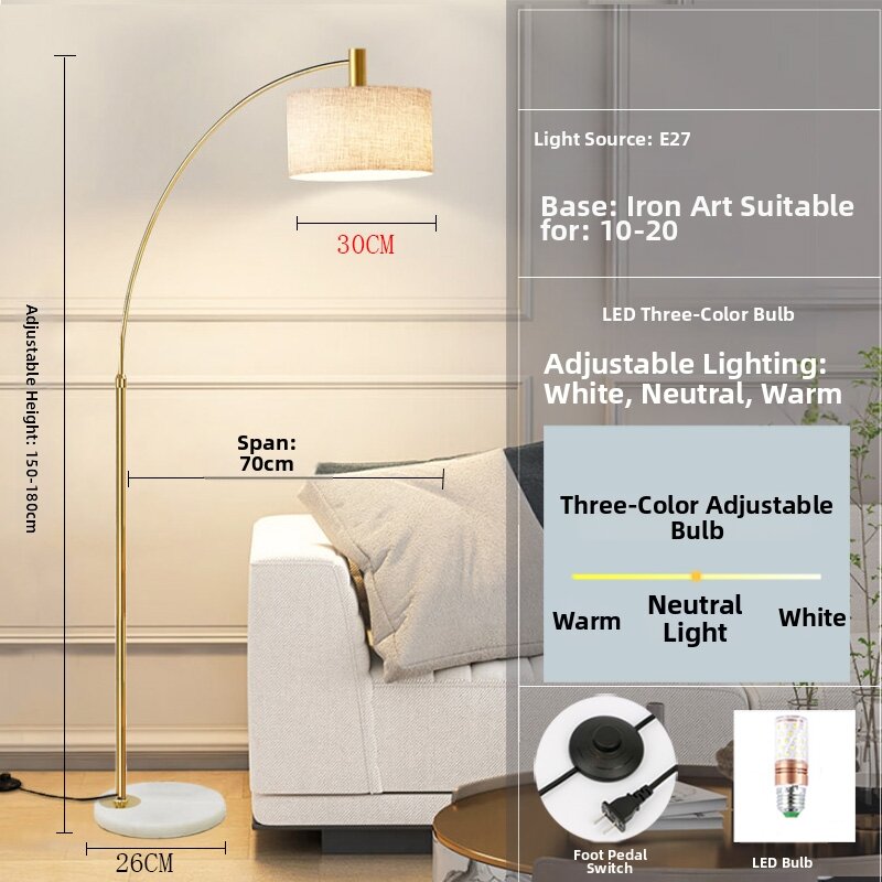 QIXIONG | Nordic Style Modern Smart Control Floor Lamp